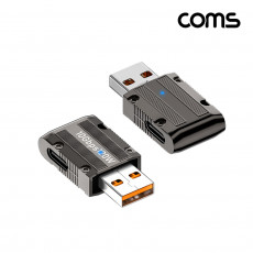 USB 3.1 Type C Gen2 변환젠더 C타입 F to USB 3.0 M 10Gbps 고속전송 120W 우향