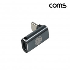 USB 3.1 Type C 꺾임 젠더 C타입 to 8핀 iOS 8Pin PD충전 27W 9V3A