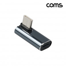 USB 3.1 Type C 꺾임 젠더 C타입 to 8핀 iOS 8Pin PD충전 27W 9V3A