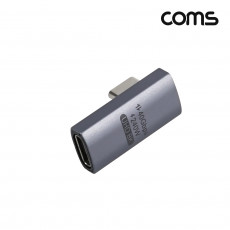 USB 4.0 Type C 꺾임 젠더 C to C타입 GEN3 240W 40Gbps UHD 8K