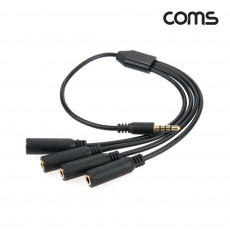 3.5mm 스테레오 분배 Y 케이블 젠더 30cm AUX Stereo M Fx4