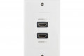 HDMI 월 플레이트 v2.1 2포트 벽면 벽부 판넬 매립 설치 Wall Plate