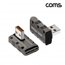 USB 3.1 Type C Gen2 변환젠더 C타입 F to USB 3.0 M 10Gbps 고속전송 120W 상하좌우 꺾임