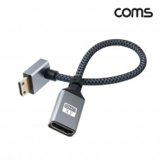 미니 HDMI 변환 케이블 젠더 HDMI F to Mini HDMI M 4K 60Hz UHD 20cm 꺾임형