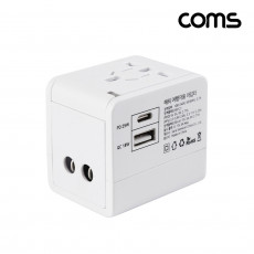 여행용 아답터 SRTAPD25W White USB 초고속 2구