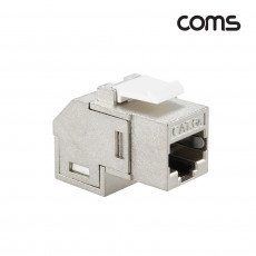 CAT6A 키스톤 잭 아연 도금 90도 꺾임 Shielded 8P8C 월플레이트 RJ45