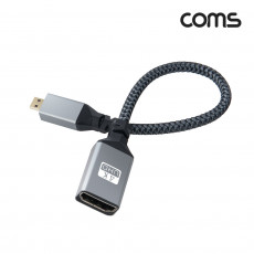 마이크로 HDMI 변환 케이블 젠더 HDMI F to Micro HDMI M 4K 60Hz UHD 20cm