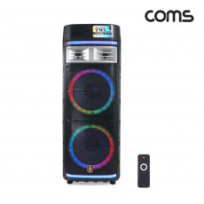 UHF 이동식 스피커 앰프 무선 블루투스 순간최대출력 1200W 마이크미포함