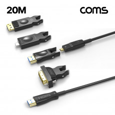 AOC 5 iN1 광 리피터 케이블 8K4K 60Hz HDMI DP DVI Type C USB 3.1 Displayport C타입 디스플레이포트 변환젠더 컨버터 20M