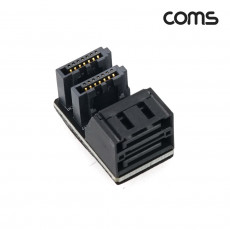 SATA 연장 젠더 MFx2 2포트 꺾임형 90도