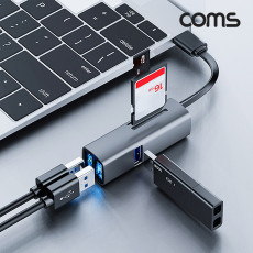 USB Type C 멀티허브 3포트 5IN1 C타입 컨버터 카드리더기 USB3.0 USB2.0 SD카드 TF카드 MicroSD