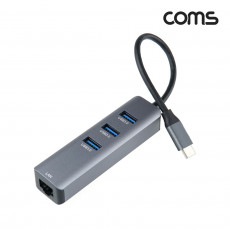 USB 3.0 허브 3포트 3Port LAN RJ45 10 100 1000Mbps Gigabit 기가비트 이더넷 랜카드