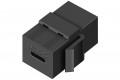 USB 3.1 Type C 키스톤잭 월플레이트 Black C to C타입