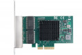 PCI Express 기가비트 랜카드 PCIe Gigabit RJ45 LAN 브라켓 브래킷 4X 4포트