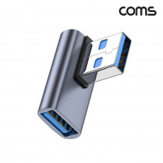 USB 3.1 Gen2 연장젠더 10Gbps 90도 측면 좌우꺾임