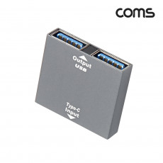 USB 3.1 Type C 젠더 C타입 F to USB 3.0 Fx2 듀얼 충전전용