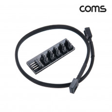 쿨러 5분배 젠더 4P 케이블포함 35cm CPU FAN