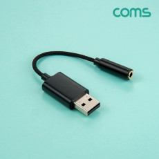 USB 오디오 컨버터 AUX 스테레오 3.5 이어폰 젠더