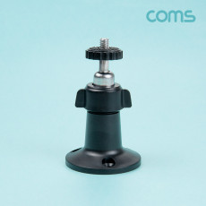 CCTV 브라켓 일자형 각도조절 8cm Black 천장 벽면