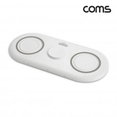 무선 충전기 ios 전용 3 in 1 White 50 1b USB 전원 AC DC 스마트폰 무선이어폰 워치