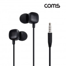 G POWER 인이어 타입 이어폰 스테레오 1.2M 3.5mm 스테레오 Black 색상