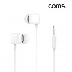 G POWER 인이어 타입 이어폰 스테레오 1.2M 3.5mm 스테레오 White 색상