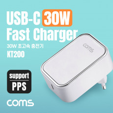 특가 30W PD 초고속 충전기 1Port 30W USB PD USB 3.1 Type C C타입 1구 PPS 지원 스마트폰 태블릿