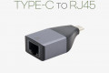 USB 3.1 Type C 컨버터 Gigabit LAN 변환 Short 젠더형 Type C M to RJ45 F 이더넷 기가 랜 Ethernet Adapter