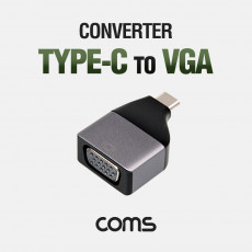 USB 3.1 Type C to VGA 컨버터 변환 젠더 D-SUB RGB
