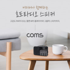 스테레오 FM라디오 효도라디오 3W 스피커 녹음기능 LED 손전등