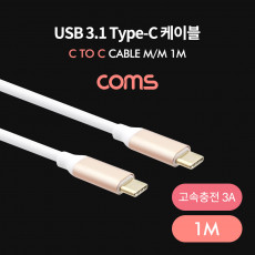 USB 3.1 Type C 케이블 1M C타입 to C타입 고속충전 3A