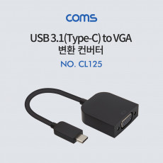 USB 3.1 Type C 컨버터 VGA C M VGA F D-SUB RGB