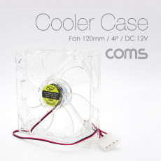 쿨러 케이스용 CASE 120mm 투명 Cooler 쿨러 팬