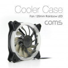 쿨러 케이스용 CASE 120mm Rainbow LED Cooler 쿨러팬