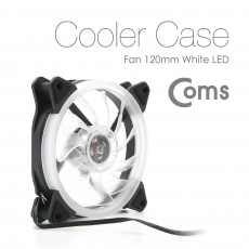 쿨러 케이스용 CASE 120mm White LED Cooler 쿨러 팬 4Pin 3Pin 4핀 3핀
