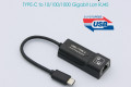USB 3.1 Type C Giga LAN 기가 랜 컨버터 RJ45 포트 10 100 1000Mbps