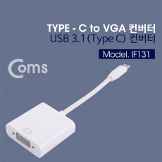 USB 3.1 컨버터 Type C Type C to VGA 변환 D-SUB RGB