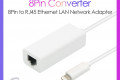 iOS 8Pin 이더넷 어댑터 컨버터 RJ45 랜 유선랜카드 네트워크 8핀