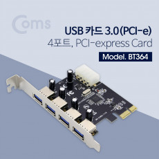 USB 3.0 카드 PCI-e 4포트 PCI-express card