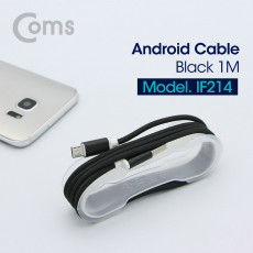 USB Micro 5Pin 케이블 1M Black USB 2.0A M Micro USB M Micro B 마이크로 5핀 안드로이드 고속충전 3A 고정가이드 정리홀더