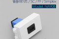 광패치코드 포트 SC F F Simplex Blue