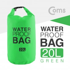 방수 포켓 20L Green 워터프루프 가방 활동 레저 스포츠