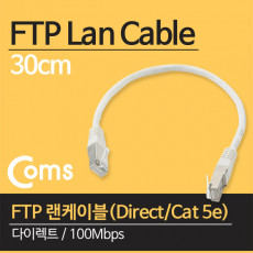 FTP 랜케이블 Direct Cat5e 30cm 다이렉트 100Mbps 랜선 LAN RJ45