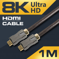 8K UHD HDMI 케이블 V2.1 1M 8K4K 60Hz 지원 7680 4320 UHD 금도금 단자