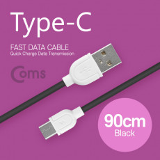 USB 3.1 Type C 케이블 90cm USB 2.0 A to C타입 Black