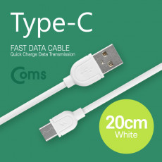 USB 3.1 Type C 케이블 20cm USB 2.0 A to C타입 White