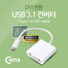 USB 3.1 컨버터 Type C DVI 변환 2560 1600지원
