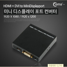 미니 디스플레이 포트 컨버터 HDMI DVI- MiniDisplayport