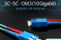 광패치코드 OM3 10G -SC-SC 60M