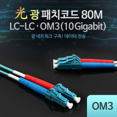 광패치코드 OM3 10G LC-LC 80M